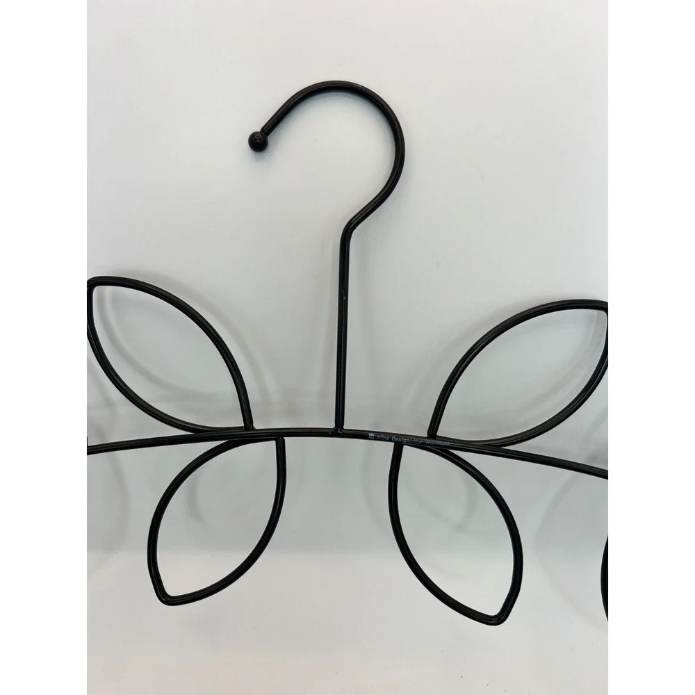 Umbra Alan Wisniewski Leaf Scarf Hanger Black Metal Organizer